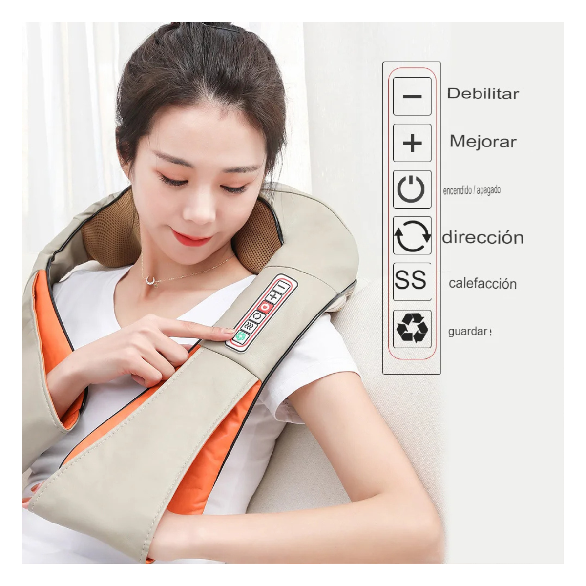 Masajeador Eléctrico Espalda y Hombros