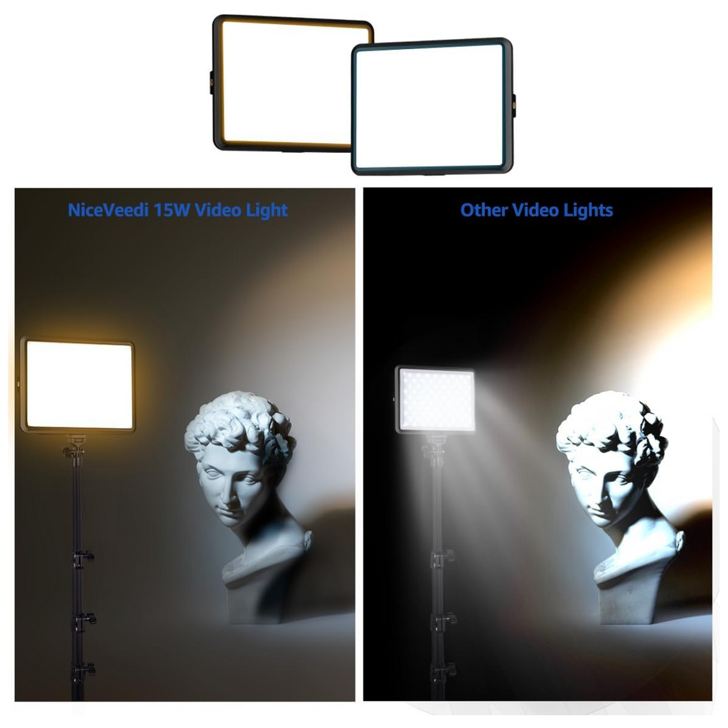 Cuadrado de Luz LED 48 cm Trípode 2.1 M