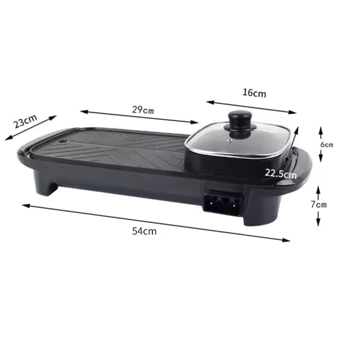 Plancha Eléctrica Zona BBQ + Hot Spot