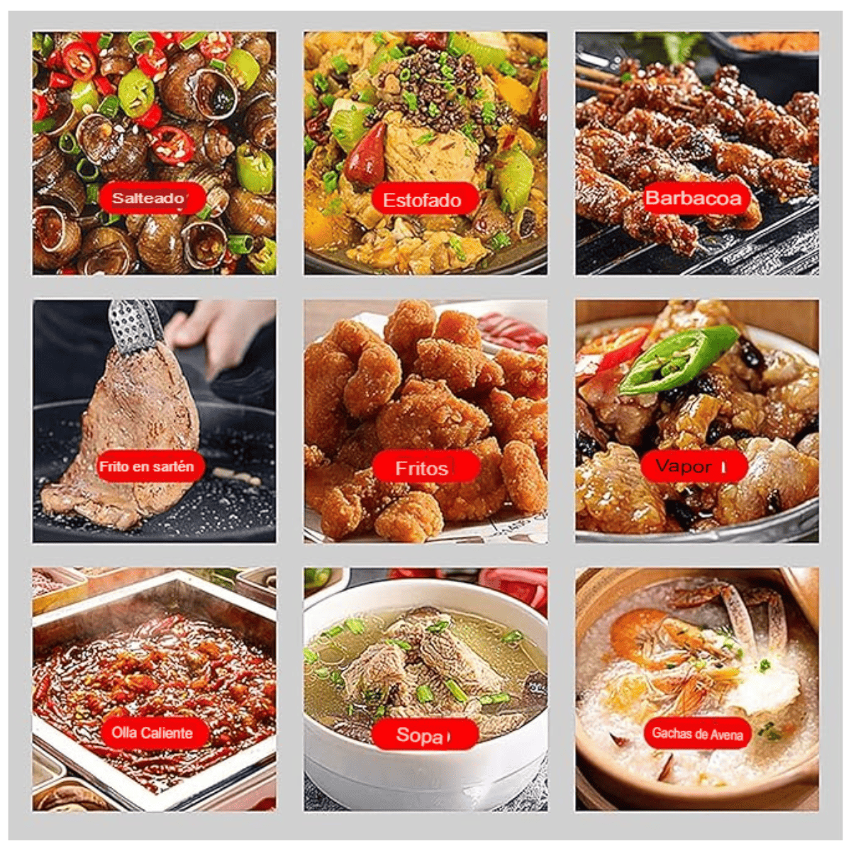 Cocina Eléctrica Infrarroja Madera