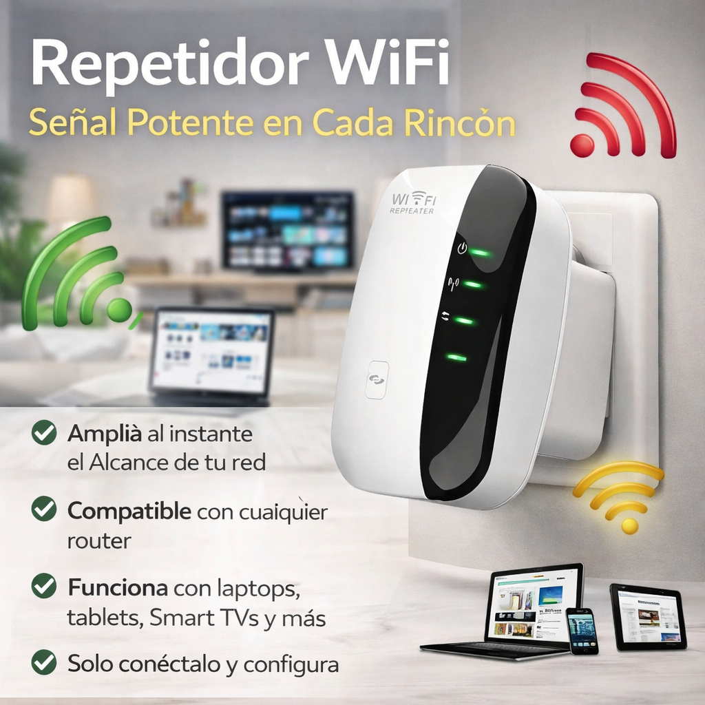 MC - Repetidor de señal Wi-FI - Wifi