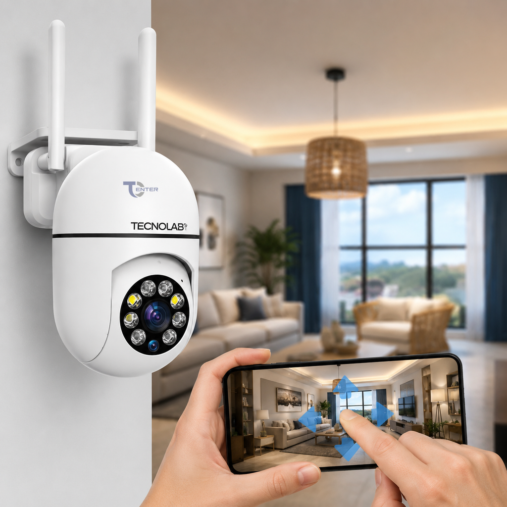 Cámara WiFi Panorámica 360° Full HD